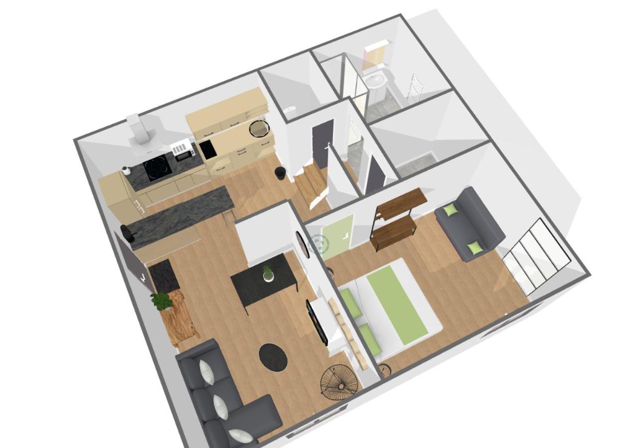"Cozy Zen" 1 Grande Chambre - Calme - Arrivee Autonome - 6 Pers - Parking Gratuit トゥール エクステリア 写真